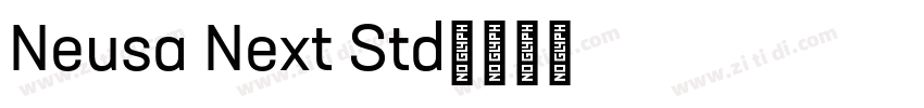Neusa Next Std字体转换